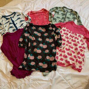 6-Piece Kickee Pants Dresses and Footie Bundle (12-18M) - Playful Patterns